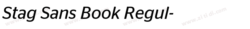 Stag Sans Book Regul字体转换